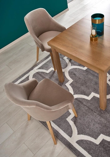 Rozkládací jídelní stůl Tiago 2 140–220 cm moderní přírodní dub Intesi