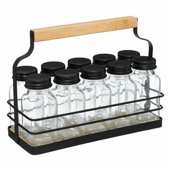 Organizér na koření s 10 sklenicemi