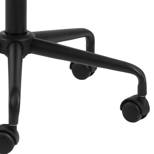 Ergonomická kancelářská židle Brooke Actona růžová sametová otočná s područkami k psacímu stolu