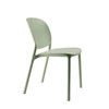 Zahradní plastová židle Hug SCAB Design zelená stohovatelná snadné čištění