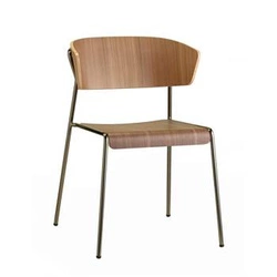 Jídelní židle z masivu Lisa SCAB Design retro antracit ořech vintage na kovových nohách