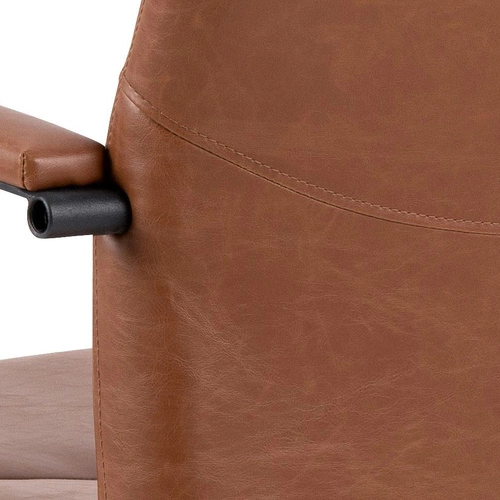 Kancelářské křeslo Flora PU hnědé