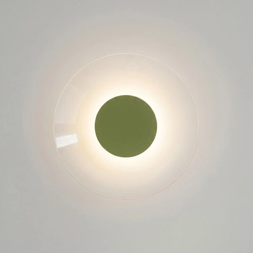 Nástěnné LED svítidlo ASTRO olivově zelené moderní do obývacího pokoje