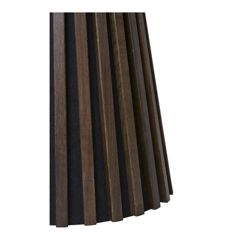 Kulatý konferenční stolek Osaka 40 cm dub kouřový skandinávský do obýváku