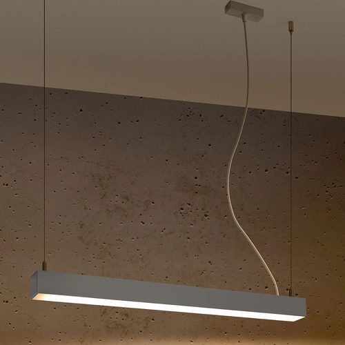 Závěsné svítidlo Pinne 67 šedé LED moderní do kuchyně a nad ostrůvek Thoro