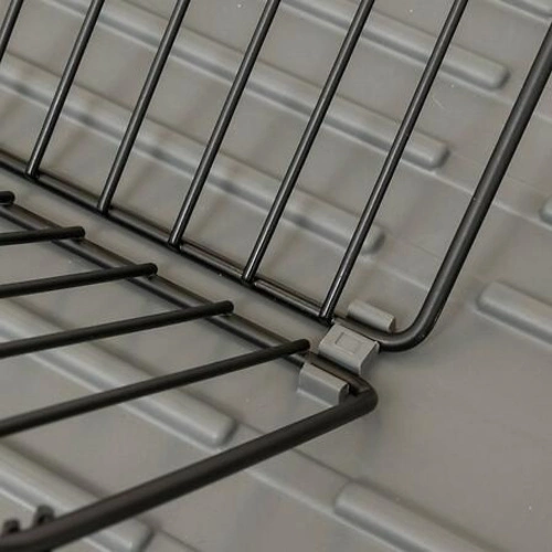 Zelený obdélníkový odkapávač na nádobí s vyjímatelnou miskou 5five simply smart