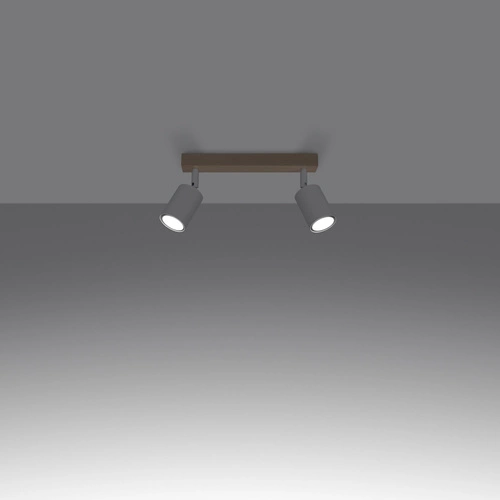 Stropní svítidlo VERDO 2 bílé moderní s nastavitelným světlem do obýváku a kuchyně 46 cm