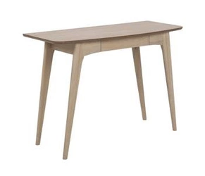 Skandinávský dřevěný psací stůl Woodstock s šuplíkem, moderní, 105 cm