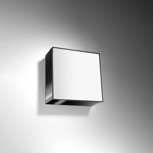 Černý čtvercový stropní svítidlo HORUS 25 moderní do obýváku kuchyně ložnice Sollux Lighting