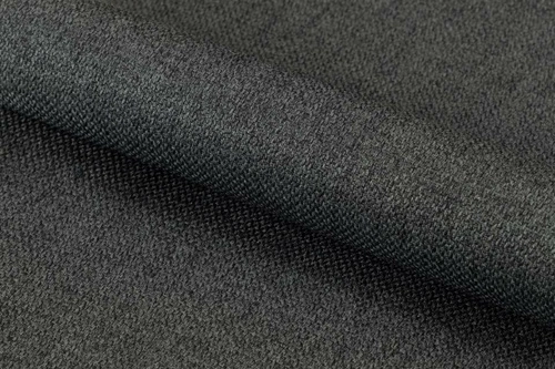 Rozkládací křeslo do obýváku Siom Actona antracit s podnožkou a opěrkou hlavy čalouněné