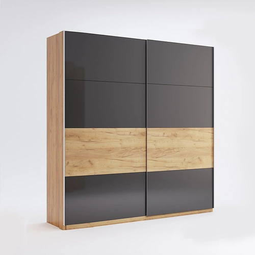 Čalouněná postel Matle 160x200 se zásuvkami skandinávská šedá do ložnice