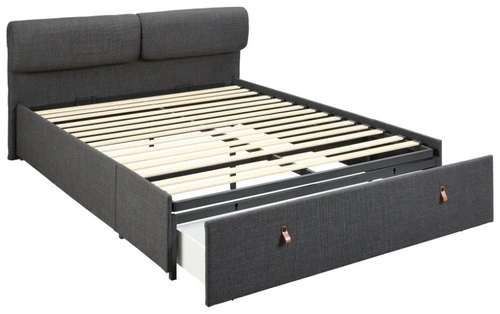 Čalouněná postel Calvi 160x200 se zásuvkami do ložnice, moderní