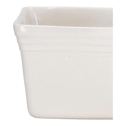 Keramická forma na biskupský chlebíček Cornisa Intesi bílá na pečení chleba a moučníků 28 cm snadné čištění