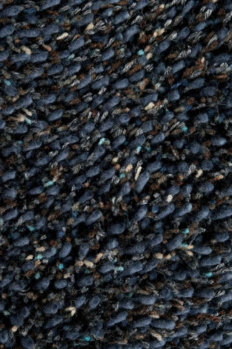 Modrý vlněný koberec shaggy do obýváku Shaggy Quartz 140x200 měkký Carpets&More