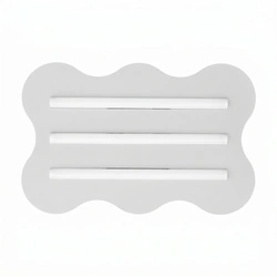 Stropní LED svítidlo KLOVER bílé moderní do obývacího pokoje 66 cm