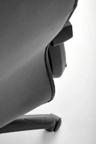 Ergonomická kancelářská židle Dalfer černá šedá s opěrkou hlavy a nastavitelnou Intesi do kanceláře