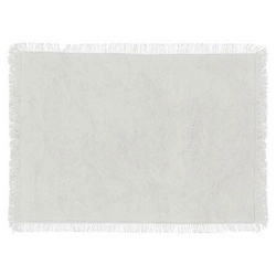 Bílá obdélníková prostírka Maha 45x30 cm boho do kuchyně a jídelny