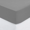 Bavlněné prostěradlo s gumou 160x200 šedé na matraci do ložnice Atmosphera