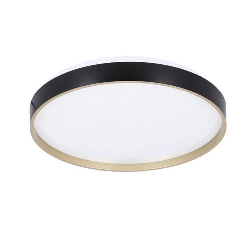 Stropní svítidlo Florida černá zlatá + bílá 18W LED 33 cm bílý difuzor