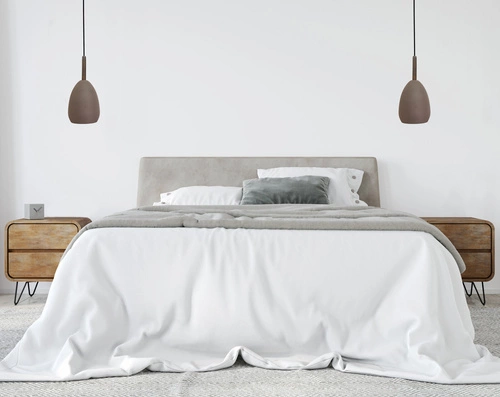 Závěsné svítidlo Flen I hnědé moderní do obýváku a jídelny jednoplamenné nad stůl