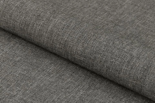 Barová židle Wilma čalouněná šedá s opěrkou moderní do kuchyně a jídelny na černých nohách 65 cm Actona