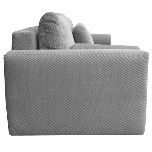 Rozkládací pohovka Dores 3místná s úložným prostorem a spaním tmavě šedá do obýváku