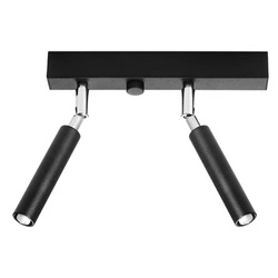 Stropní svítidlo černé EYETECH 2 Sollux moderní industriální do kuchyně a obýváku