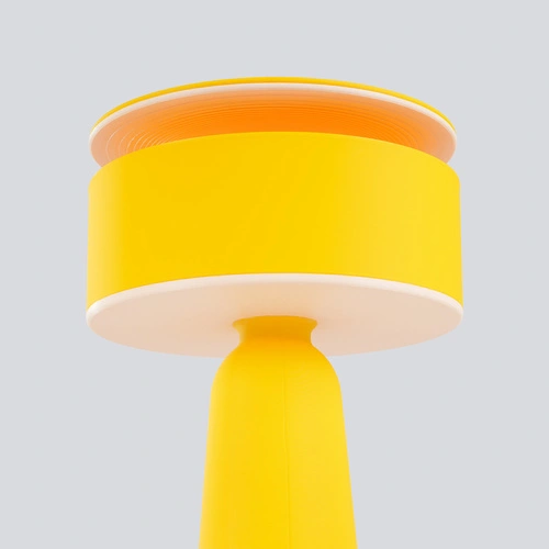 Stolní lampa AXO žlutá moderní do obývacího pokoje s kabelovým vypínačem