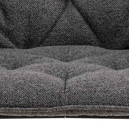 Čalouněná jídelní židle Brooke Actona s područkami, antracitová, moderní