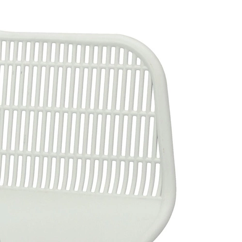 Sada 4 jídelních židlí Becker bílá/přírodní