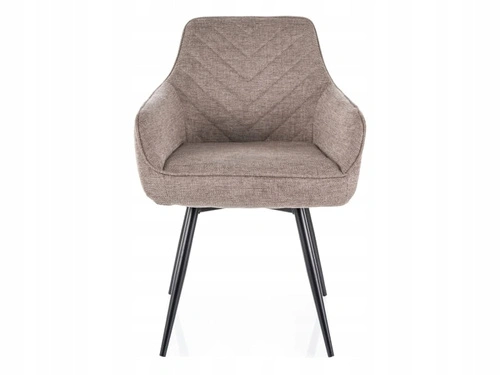 Intesi Pina čalouněná jídelní židle béžová s područkami