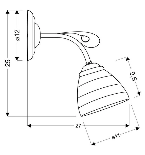 Nástěnné svítidlo Simpli moderní bílé chrom glamour s krystalem do obývacího pokoje a ložnice CANDELLUX