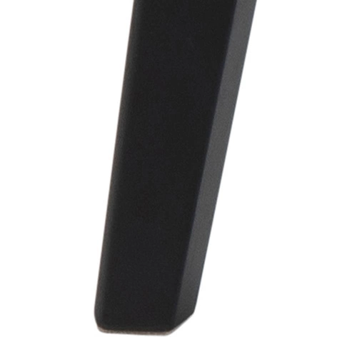 Kulatý jídelní stůl Roxby 105 cm moderní dřevěný přírodní deska černé nohy Actona