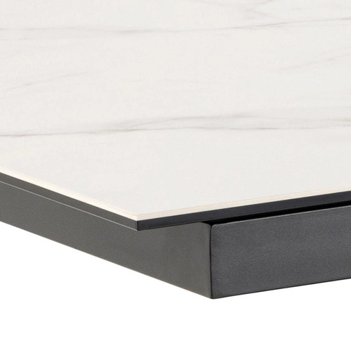 Rozkládací jídelní stůl Heaven Actona bílý mramor 168-210x90 cm moderní keramický