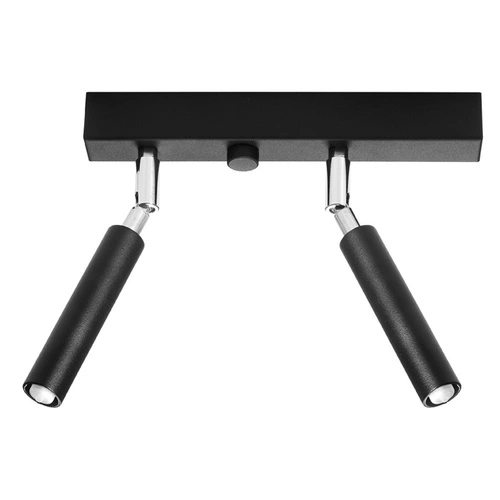 Stropní svítidlo černé EYETECH 2 Sollux moderní industriální do kuchyně a obýváku