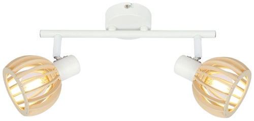 Stropní svítidlo Atarri 2x25W E14 bílá+dřevo
