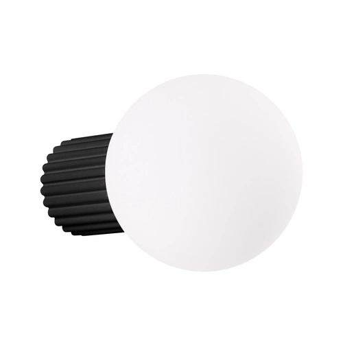 Nástěnné svítidlo HALO černé moderní IP44 do koupelny, obýváku a ložnice SOLLUX LIGHTING