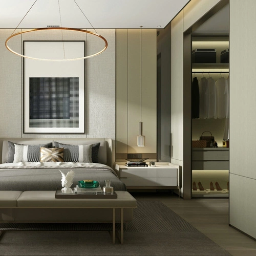 Moderní zlaté LED stropní svítidlo CIRCLE SLIM 60 cm do obýváku a nad stůl