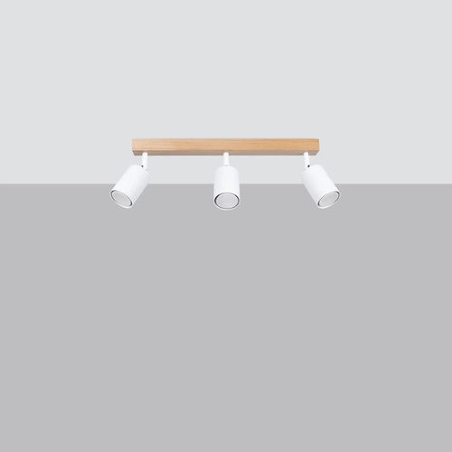 Moderní stropní svítidlo VERDO 3L bílý kovový s nastavitelnými rameny do obýváku a kuchyně SOLLUX LIGHTING