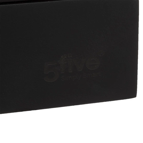 Koupelnový organizér na kosmetiku Natureo černý bambusový s 5 přihrádkami 5five simply smart