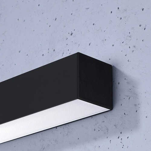 Nástěnné LED svítidlo PINNE 200 černé minimalistické do obýváku a ložnice 200 cm Thoro