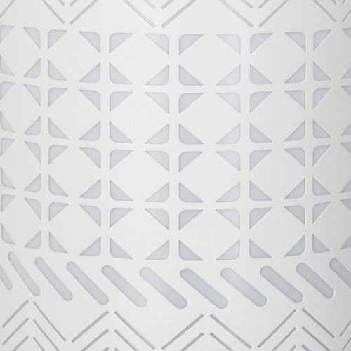 Dotyková noční lampička Lamby bílá moderní geometrická do ložnice Atmosphera 27,5 cm