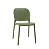 Zahradní plastová židle Hug SCAB Design olivová stohovatelná snadné čištění