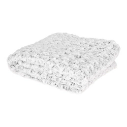 Silná přikrývka Rose Grey 180x130 cm měkká a nadýchaná na pohovku nebo do obýváku Intesi