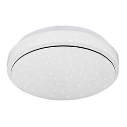 Stropní LED svítidlo Jasper 26 cm bílé kulaté moderní do kuchyně a obýváku IP44