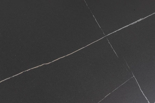 Konferenční stolek Malta kulatý 90 cm černý mramorový keramický moderní do obývacího pokoje Actona