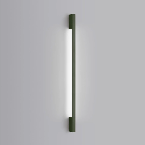 Nástěnné LED svítidlo SAPPO 120 moderní olivově zelené hliníkové do obýváku a ložnice