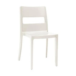 Zahradní stohovatelná židle Sai bílá z plastu na zahradu a do banketních sálů SCAB Design