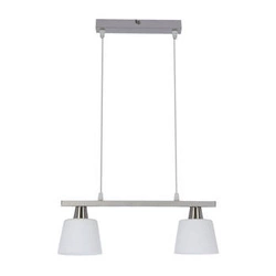 Moderní závěsné svítidlo Hybryda 2 zdroje do obýváku a jídelny chrom CANDELLUX