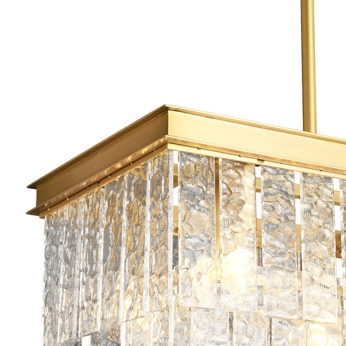 Křišťálový závěsný lustr ICELAND 100 cm bílo-zlatý do jídelny a obýváku Step into Design